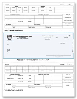 Laser Middle Payroll Check DLM306