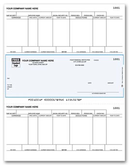 DLM312, Laser Middle Payroll Check