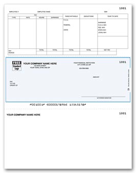 DLM313, Laser Middle Payroll Check