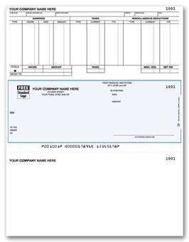 DLM314, Laser Middle Payroll Check
