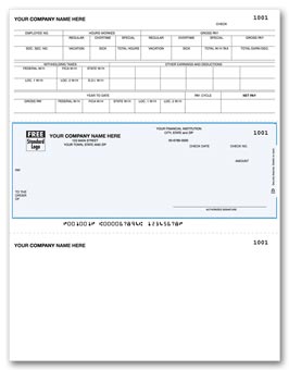Laser Middle Payroll Check DLM318