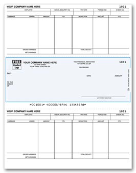 Payroll Check Laser Middle DLM328