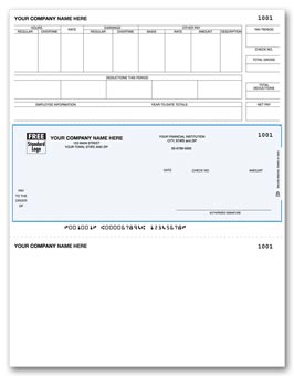 DLM332, Laser Middle Payroll Check