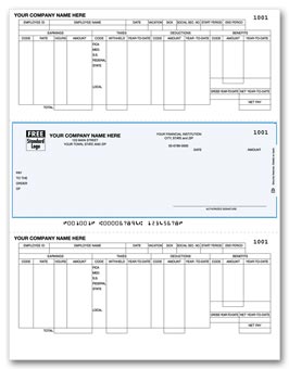 DLM335, Laser Middle Payroll Check