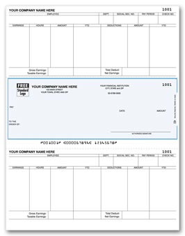 DLM343, Laser Middle Payroll Check