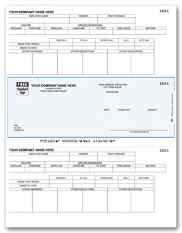 DLM346, Laser Middle Payroll Check