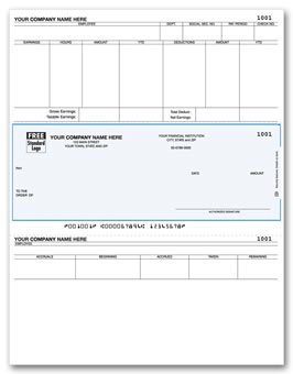 DLM354, Laser Middle Payroll Check