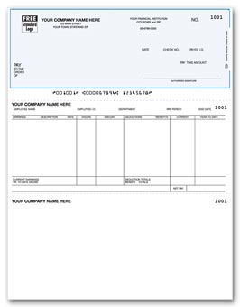 DLT308, Laser Top Payroll Check 