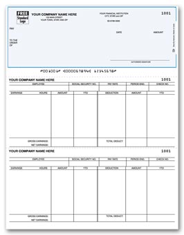 DLT328, Laser Top Payroll Check