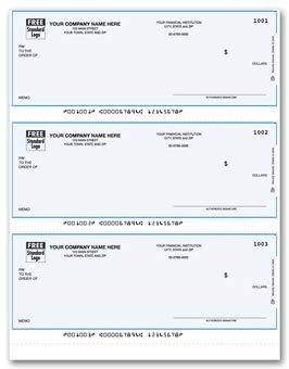 DNL201, Laser 3-Up Multi-Purpose Check, Unlined