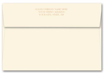 Ivory Envelope Gold Foil IV100I