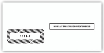TF11111, 1099 Single-Window Envelope