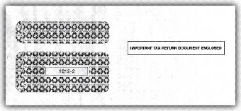 1099 Double Window Envelope Self Seal TF12122