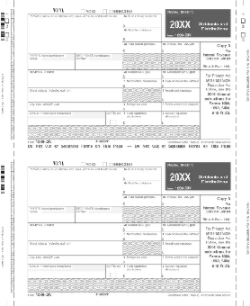 TF2132, Continuous 1099 Div. Self-Mailer - Carbon