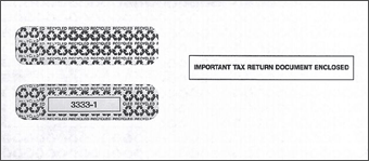 W-2 Double-Window Envelope, Laser TF33331
