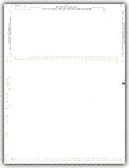 TF5119, 3-Up 1099 Blank - Pressure Seal