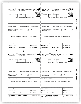 TF5175, Laser 1099-R 4-Up Recipient Copy B, C, 2