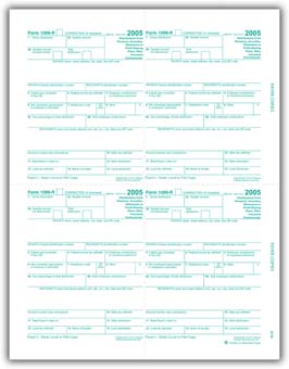 TF5176, Laser 1099-R 4-Up Payer, State, Local or File Copy