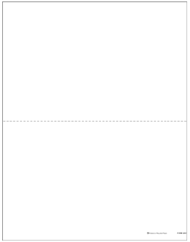 TF5207B, 2-up Blank Laser W-2 - Bulk Carton
