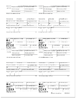 TF5215, 4-up Laser W-2 Employer M 