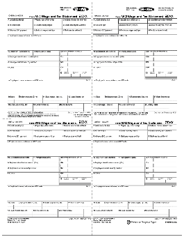 TF5216, 4-up Laser W-2 Employee W