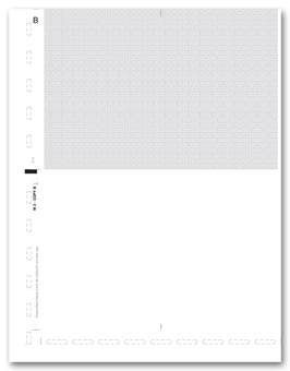 TF5223, 4-up Blank Laser W-2 Pressure Seal