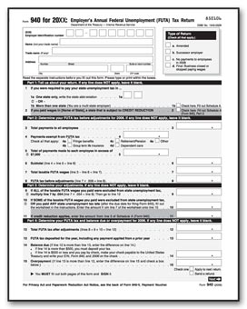 940 Annual FUTA Return, Laser TF5300