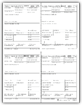 W-2 Laser 4-Up TF5405B