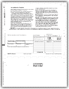TF5502, Laser 1099 Interest Multiple Account, Copy B - Pressure Seal 