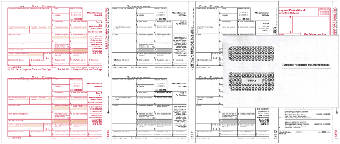 TF6102E, Laser 1099 Miscellaneous 3-Part Set w/Envelopes