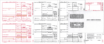 TF6103E, Laser 1099, Misc. Income Set & Envelope Kit, 4-part
