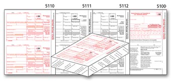 TF61052, Laser 1099 Miscellaneous 5-Part Set 25/Pkg