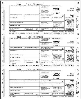 TF7170, Continuous 1098-T Tuition Payment Statement