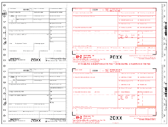 W-2 Continuous 2 Wide TF8888